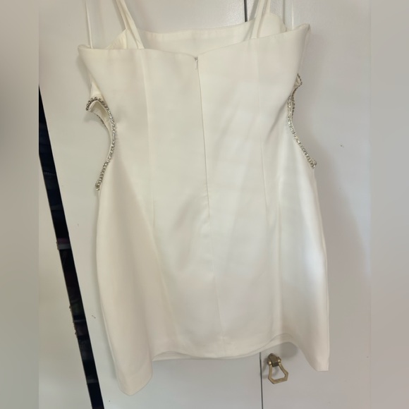 White Embellished Heart Cut Out Dress - Nasty Gal - Picture 5 of 7